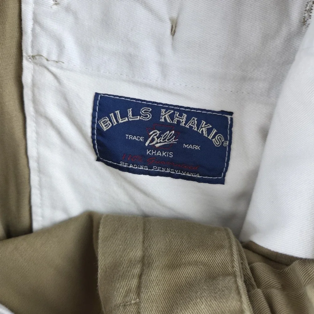 NWT-Bills Khakis M2-BKTB Beige Chino Pants Mens 34 Classic Fit MSRP $165